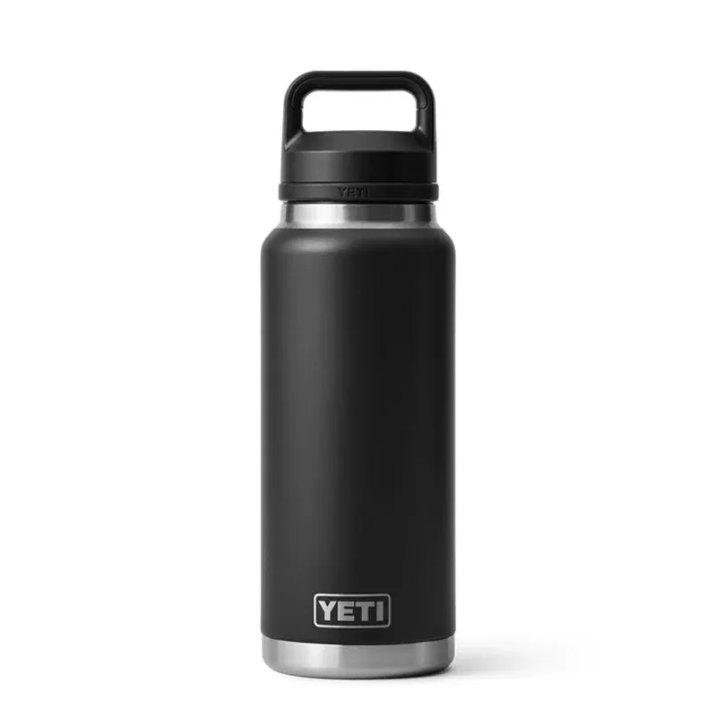 YETI RAMBLER 36OZ BOTTLE CHUG BLACK *PICK UP ONLY*