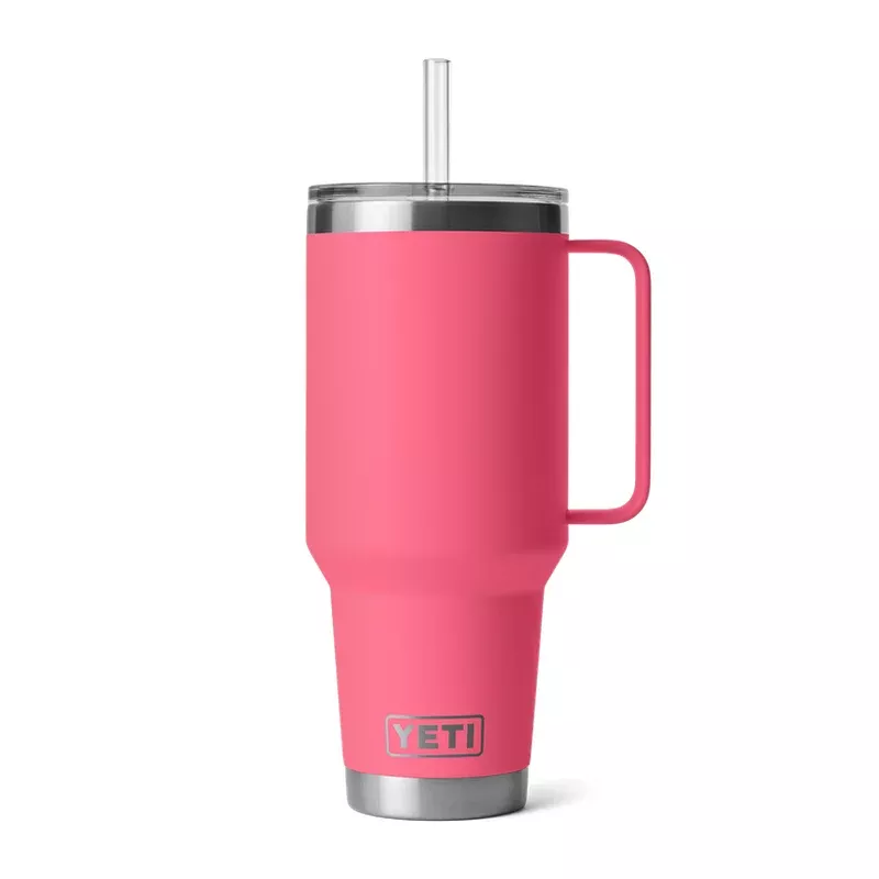 YETI RAMBLER 42oz STRAW MUG TROPICAL PINK *PICK UP ONLY*
