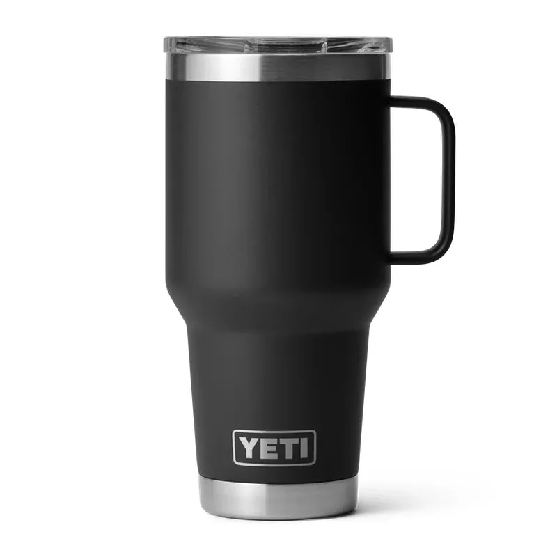 YETI RAMBLER R30 TRAVEL MUG BLACK *PICK UP ONLY*