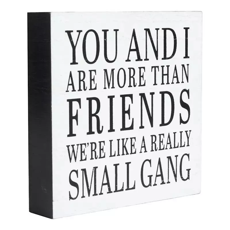 You And I Are More Than Friends Art Box, 6"