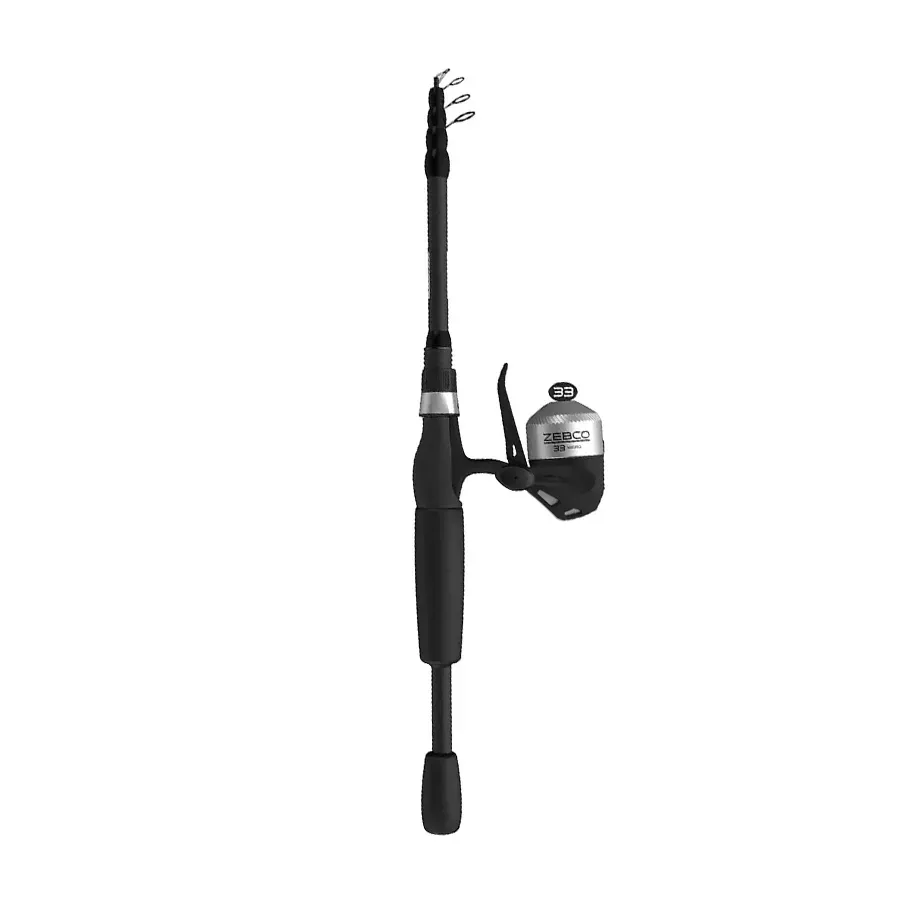 Zebco 33 Micro Triggerspin Telescopic Spincast Combo - 5'