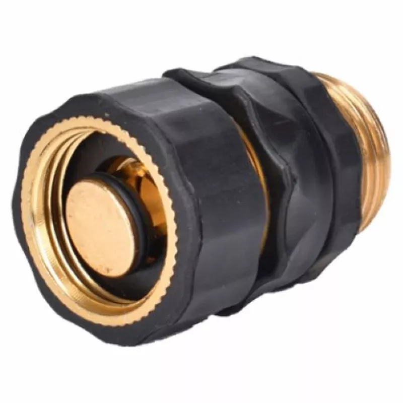 Zhejiang 50040 Heavy Duty Metal Garden Hose Quick Connect Connector Set – Quantity of 10