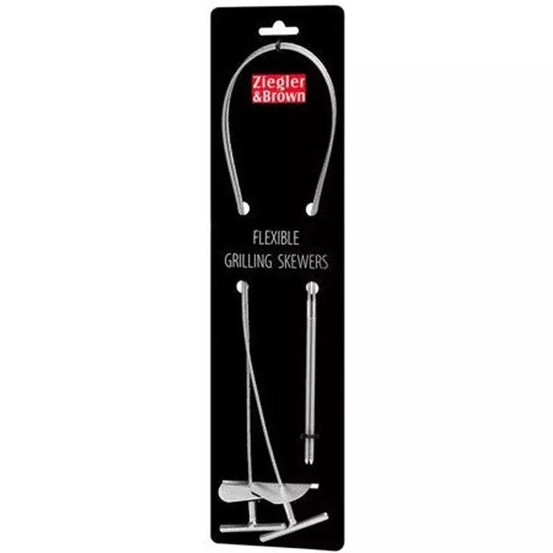 Ziegler & Brown Stainless Steel Flexible Skewers