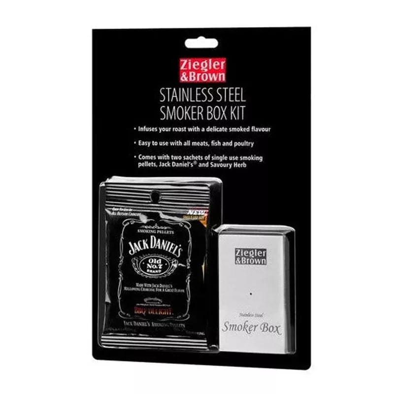 Ziegler & Brown Stainless Steel Smoker Box Kit