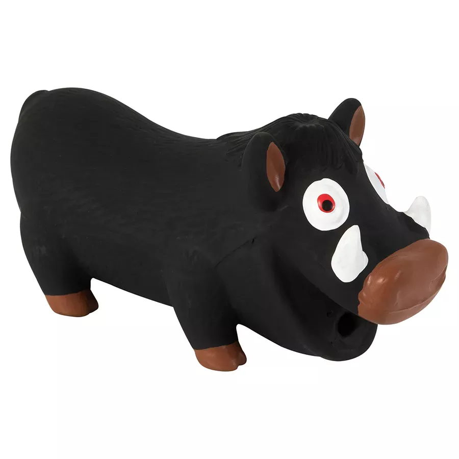 Zoobilee Grunting Latex Warthog Dog Toy