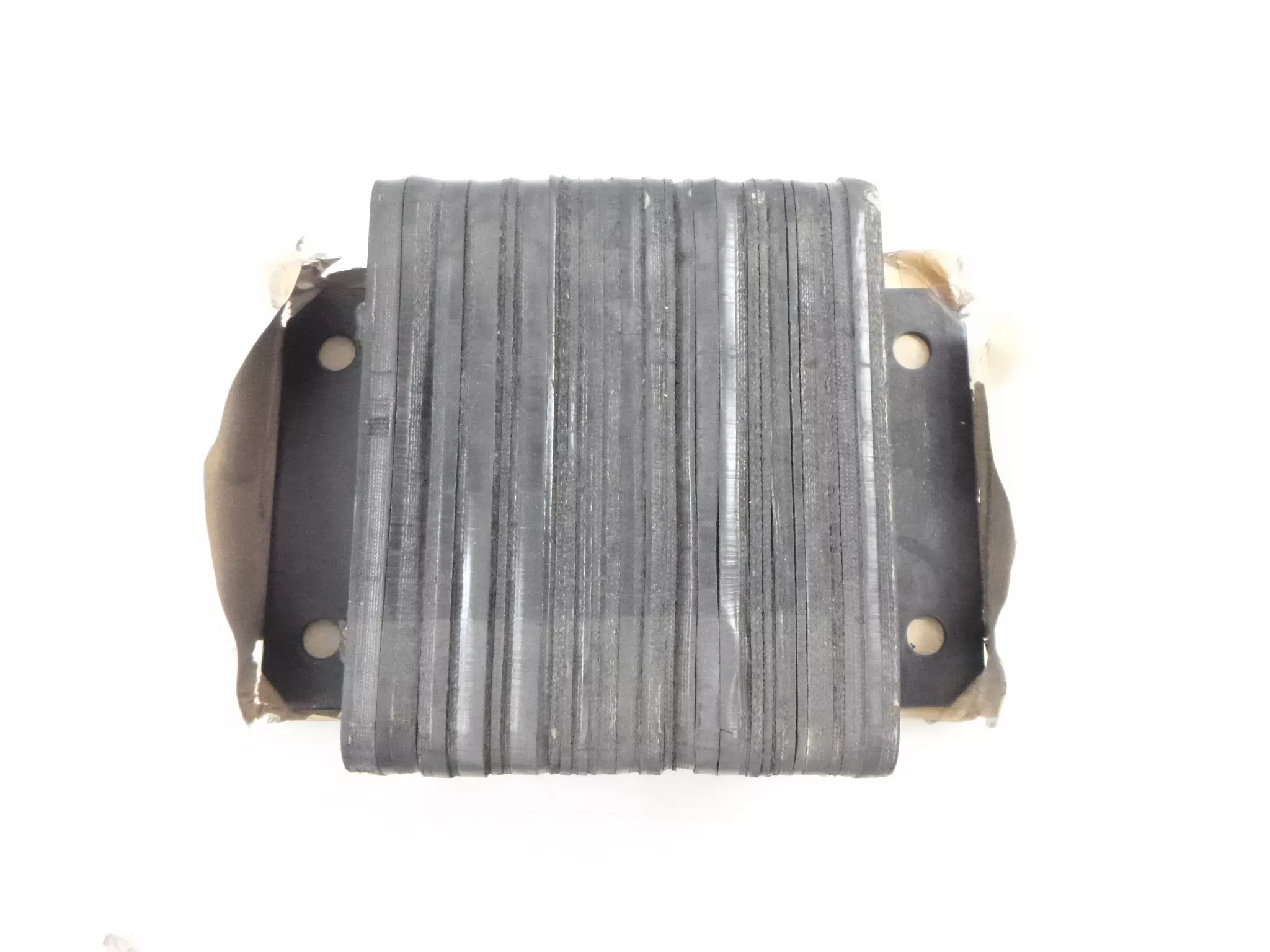 Zoro 3KR36 Dock Bumper 10″ X 4-1/2″ X 8-1/2″ Laminated Rubber 4-Hole Bolt-On