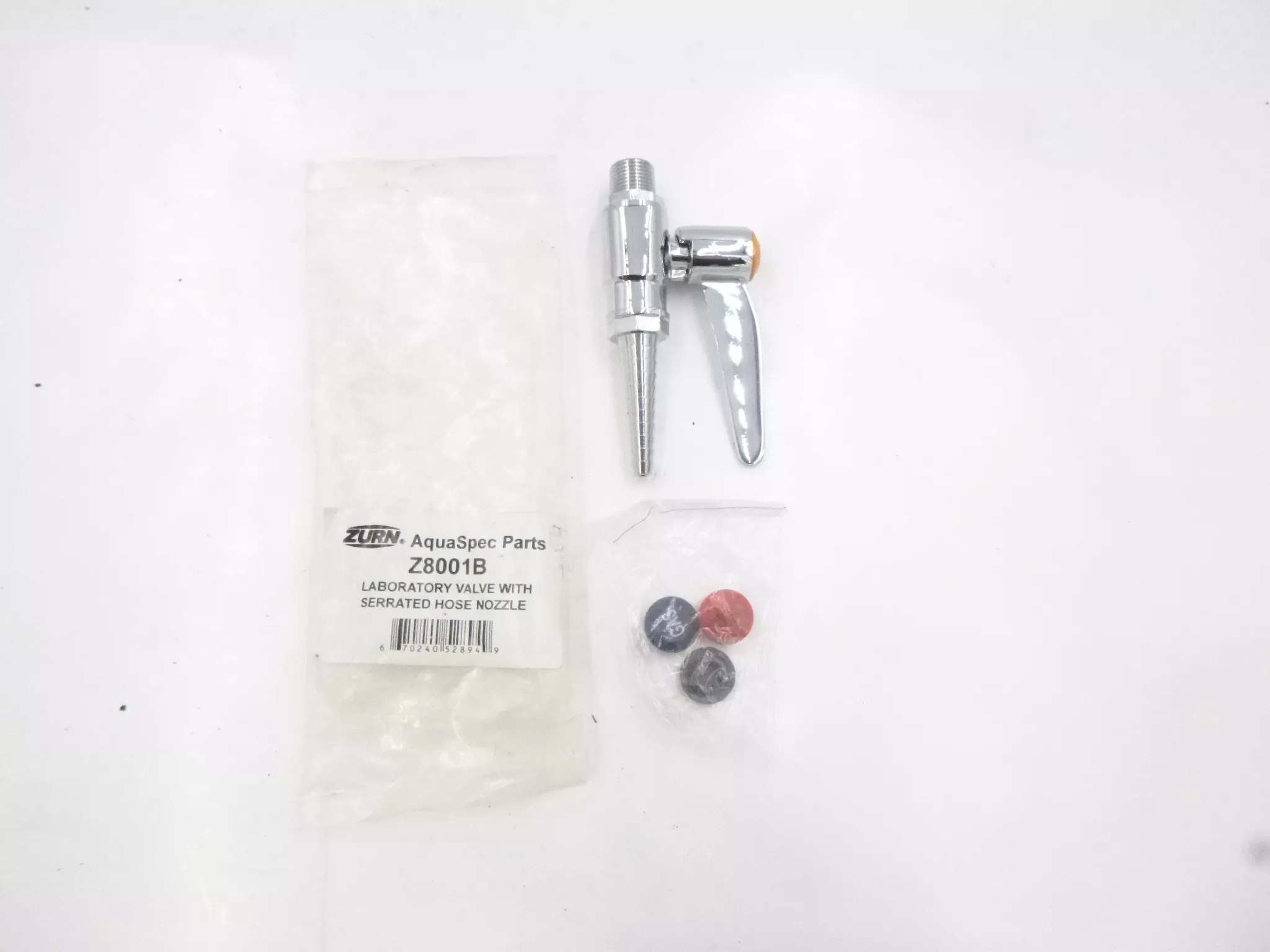 Zurn Z8001B Low Pressure Laboratory Gas Valve 3/8″ NPT Male Inlet 125PSI
